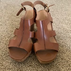 Franco Sarto wedge sandals 7.5